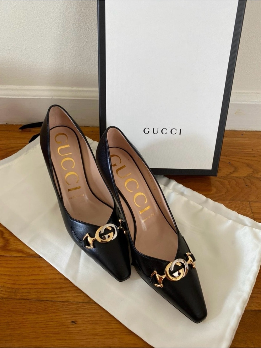 Gucci Zumi Heels Black